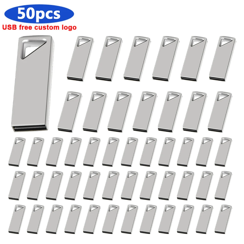 

bulk 50pcs free logo usb flash drive 8GB 32GB 64GB waterproof metal small U Disk pen drive USB2.0 usb Flash Drive memory stick