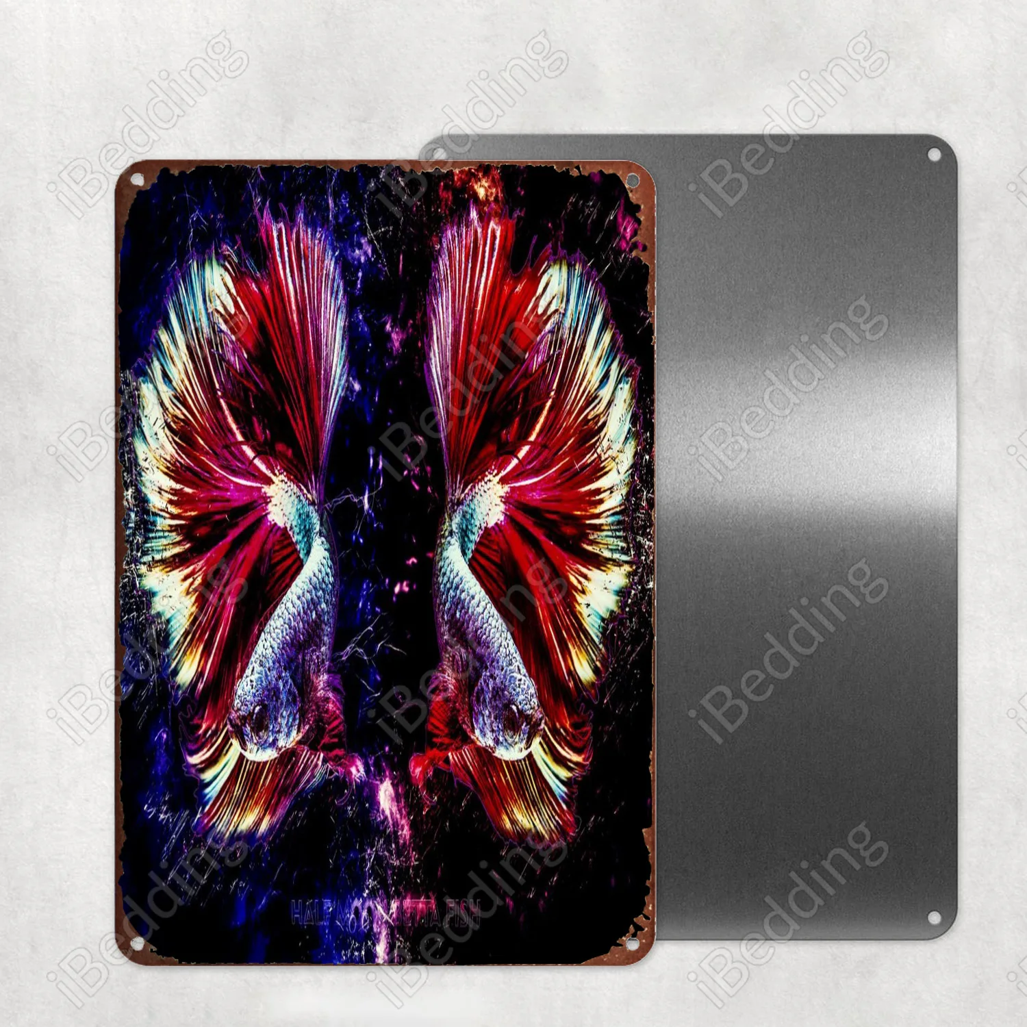 

Betta Fish независимая металлическая фотография, Настенный декор для бара, паба, клуба, железная живопись, декоративная пластина 20x30 см