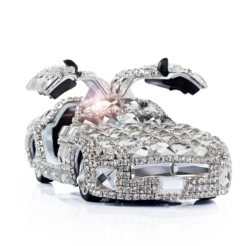 Gullwing Sportscar автомобильное украшение для приборной доски Блестящие кристаллы духи