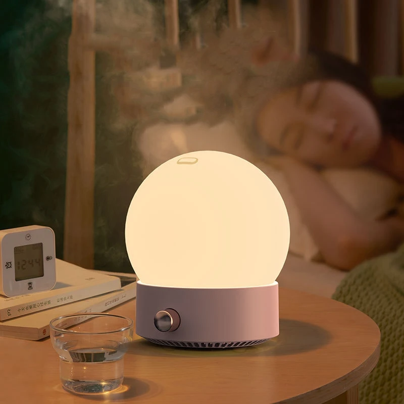 

Aroma Diffuser Ultrasonic Essential Oil Air Humidifier Full Moon Lamp Night Light Night Cool Mist Purifier for Office