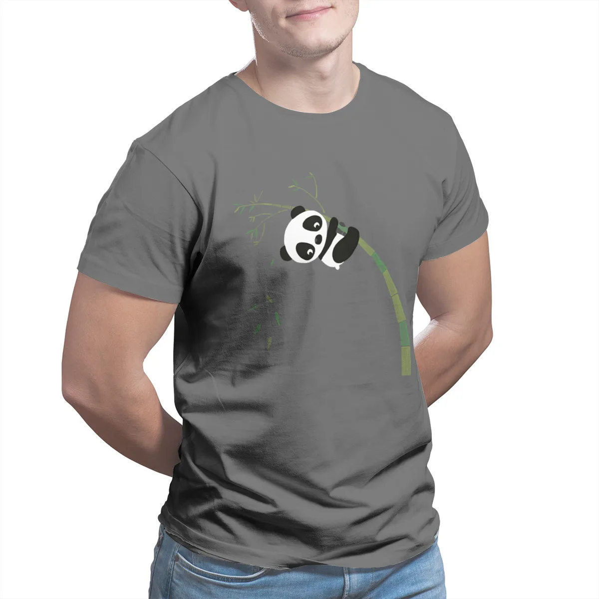 

Panda on bambooGames Black Hip-HopMenClothing57278