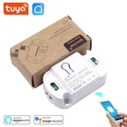 Умный выключатель Tuya 10 А, Беспроводной Выключатель с ДУ для умного дома, таймер, управление через приложение для модулей автоматизации Alexa Google Home, 51 шт.