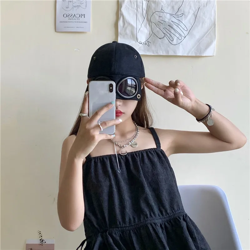 

New Aviator Hat Summer Personality Glasses Baseball Cap Female Unisex Sunglasses Cap Male Cap Baseballcap Boys Cap