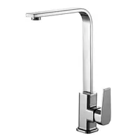 Kitchen Faucet Chrome Brass Deck Kitchen Sinks Faucet High Arch 360 Degree Rotating Swivel Cold Hot Mixer Water Tap
