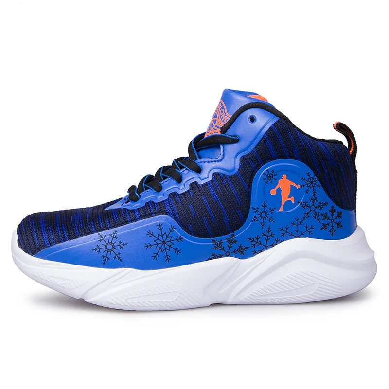 Высокие Детские баскетбольные кроссовки Jordan с сеткой дышащие для мальчиков 2020