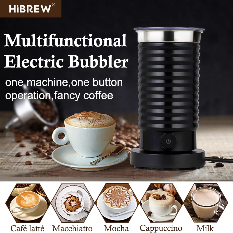 HiBREW MF04 машина для вспенивания молока холодного/горячего двойного назначения полностью автоматическая машина для вспенивания молока 400 Вт штепсельная вилка стандарта ЕС/Великобритании