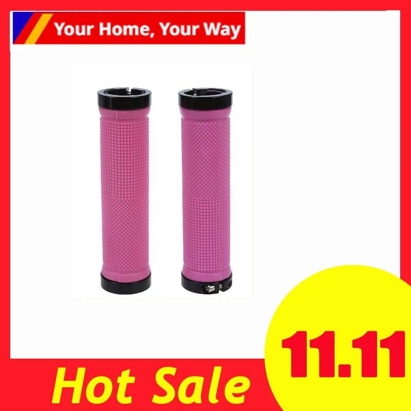 Двойной дорожный горный MTB BMx велосипедный замок на фиксаторе ручки розовый|Упоры