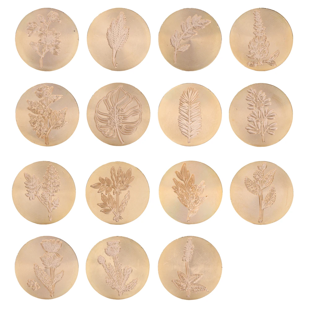 

Восковая печать в стиле ретро, декоративная металлическая ручка в античном стиле, с рисунком растений и цветов, для свадьбы