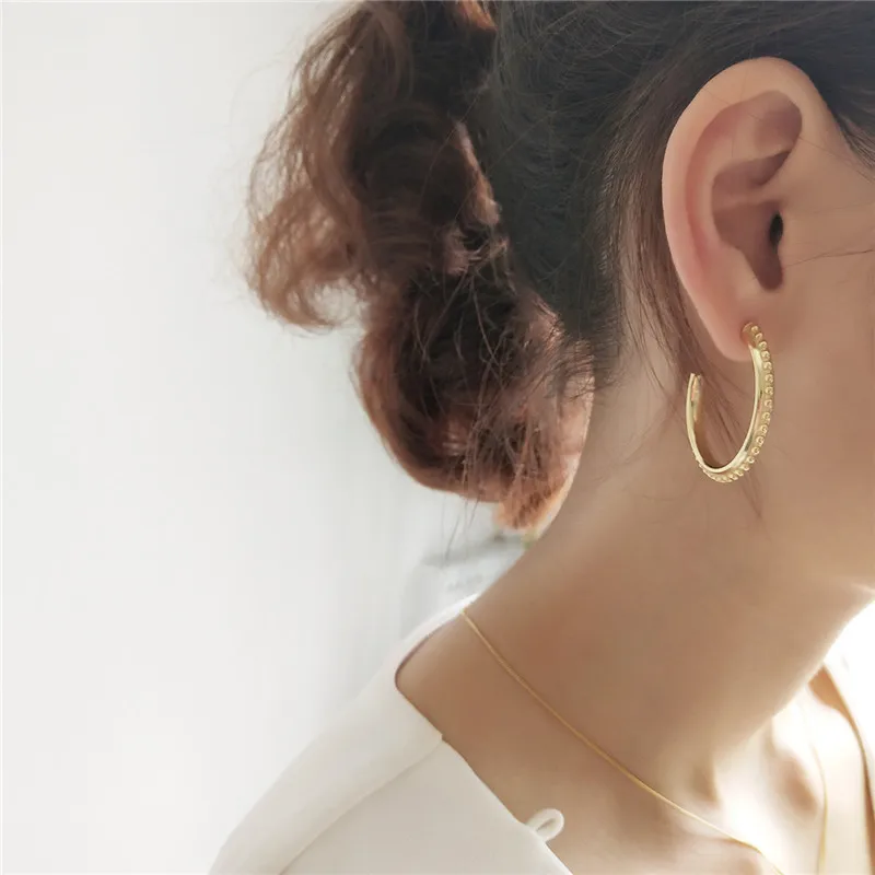 RUIYI реальные 925 стерлингового серебра для девочек в стиле панк Гипербола