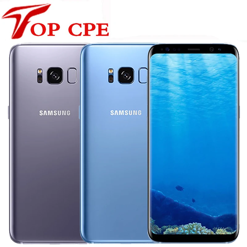 Samsung Galaxy S8 G950U G950F /S8 PLUS G955U G955F Оригинальный разблокированный 4 Гб RAM 64 ROM одиночный Sim