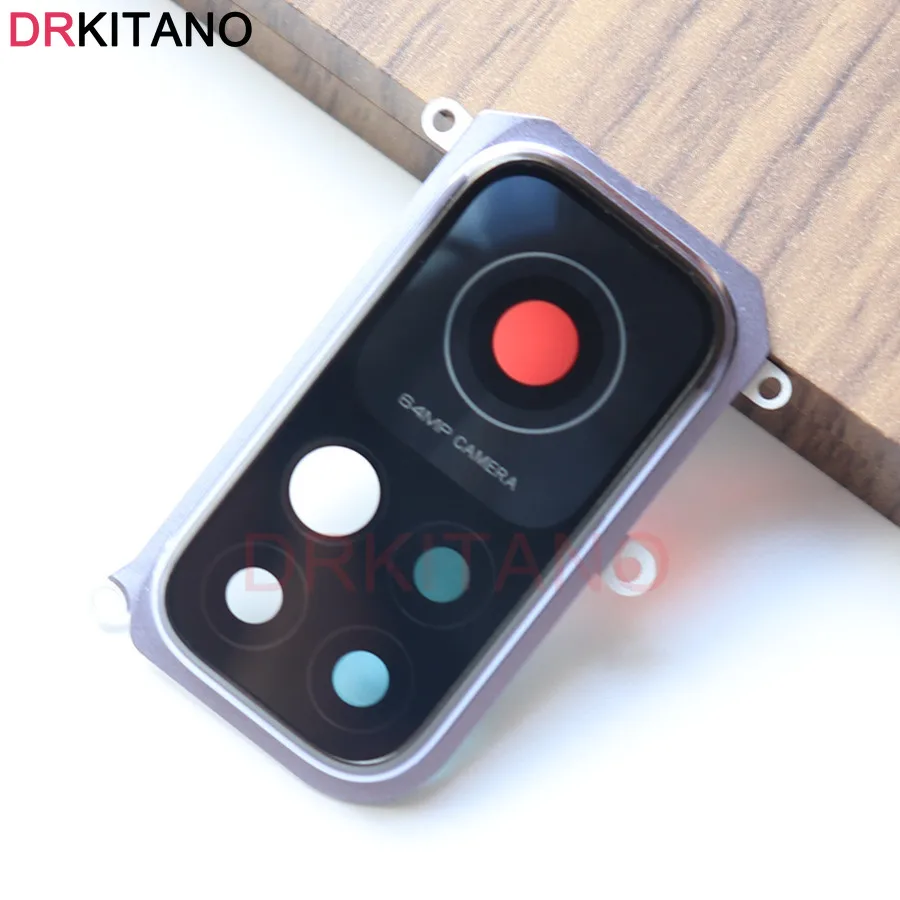 

Original Rear Back Camera Glass For Xiaomi Mi 10T Pro Camera Lens Glass+Frame Holder Bezel For Xiaomi Mi 10T Camera Glass Lens