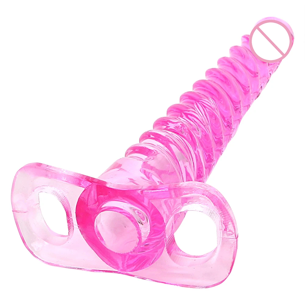 VATINE Jelly Screw Texture Anal Plug Silicone Prostate Massager G-spot Long Butt Plugs Sex Toys for Woman Men Gay Adult Products | Красота и