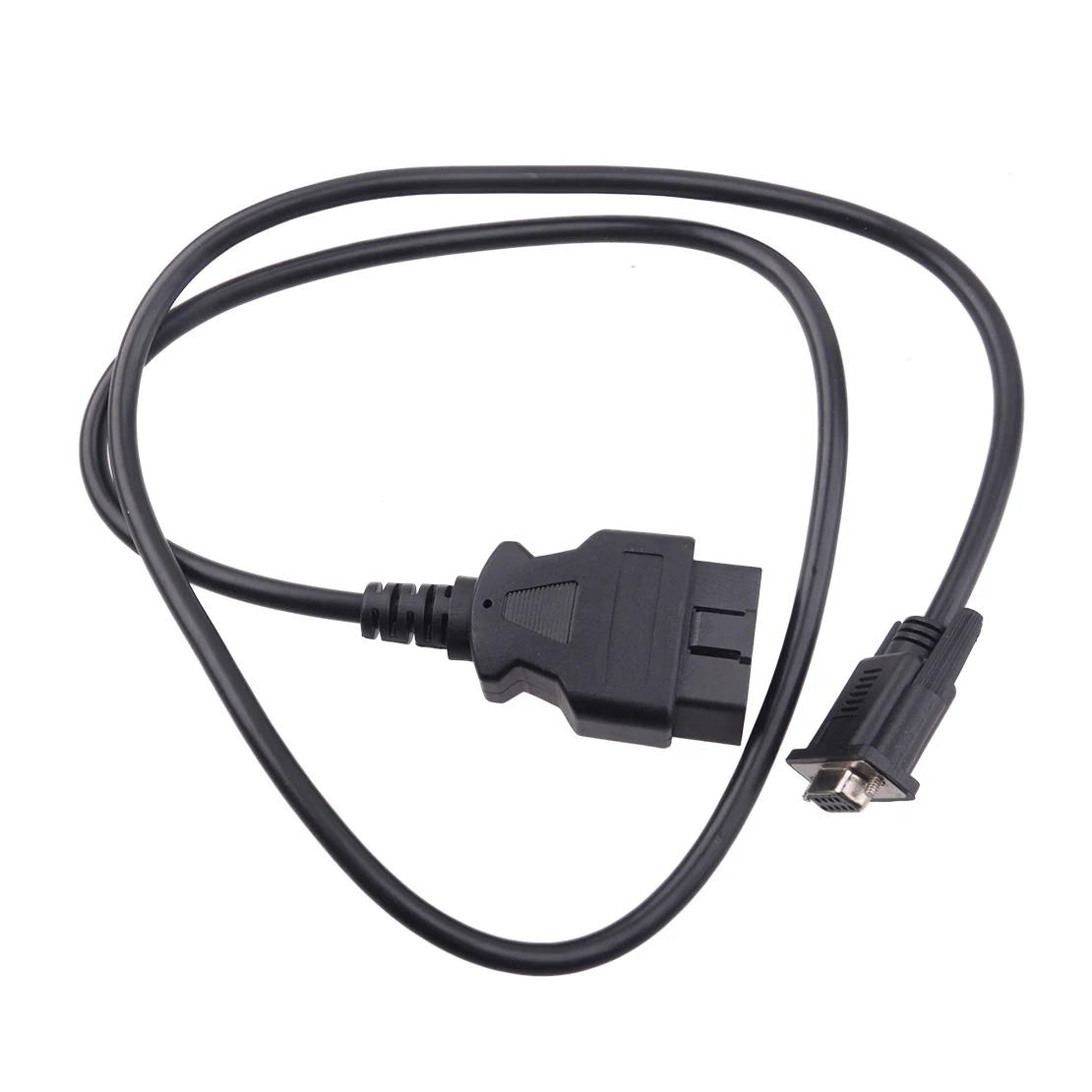 

Universal 9 Pin Car Diagnostic Interface Adapter Connector Cable Line 16 Pin OBD2 to RS232 DB9 110cm