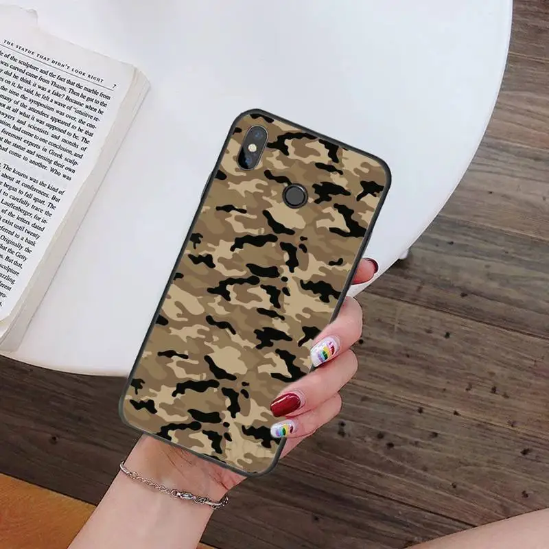 

Camo military Army Phone Case For Xiaomi Redmi 7 9t 9se k20 mi8 max3 lite 9 note 8 9s 10 pro Soft Silicone Shell Cover Funda