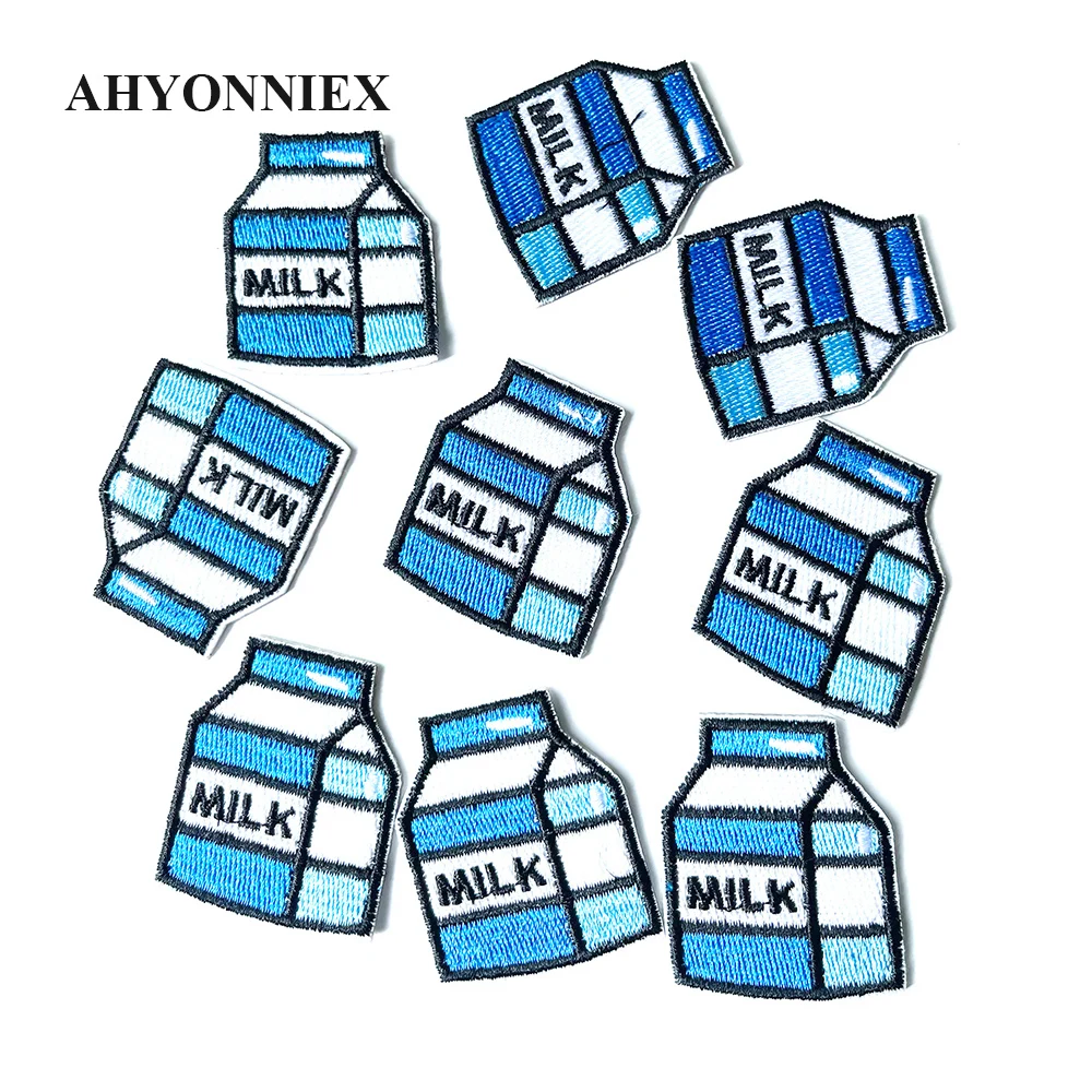 AHYONNEIX  Free Shipping 50pcs/lot Wholesale Cute Gift Clorhing Stickers Stars Bees Milk Patches