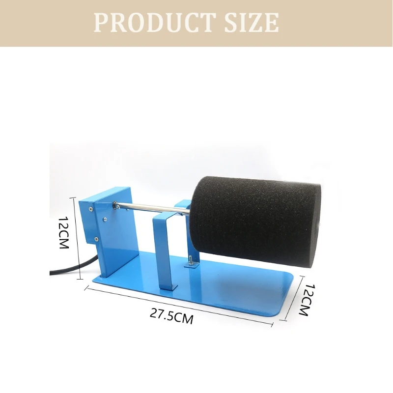 

Cup Turner Spinner Tumbler Machine Cuptisserie Kit Rotisserie Motor Rotator Tools for DIY Epoxy Crafts US Plug