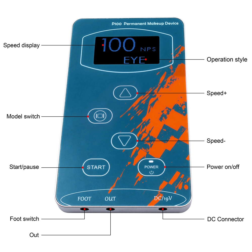 BMX Перманентный макияж машина пму тату наборы профессиональная ручка для бровей