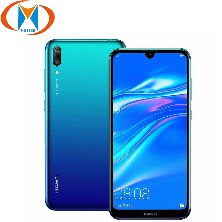 Глобальная версия мобильного телефона huawei Y7 Pro 2019 4 ГБ 64 6 26 дюйма 13 МП AI двойная