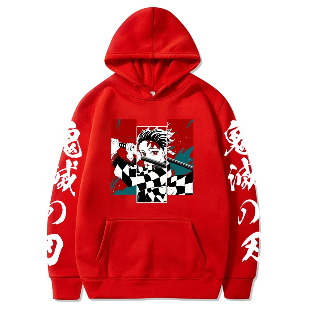 Толстовка мужская с длинным рукавом Свитшот в стиле хип-хоп аниме рассекающий