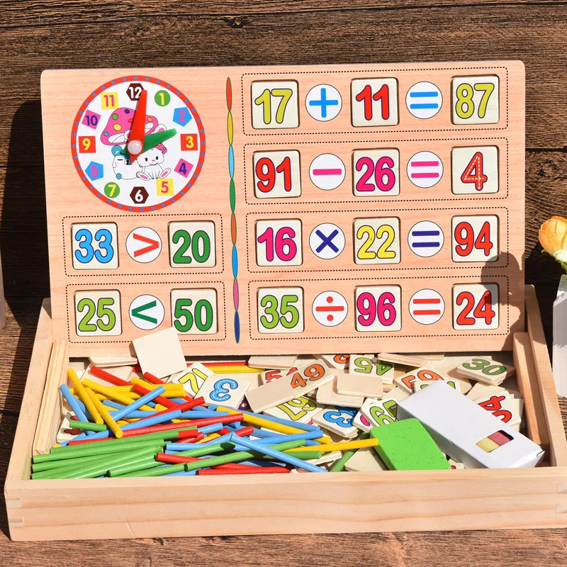 

New KIDS Montessori Wooden Toys Educational Baby Montessori Materials Math Toys Educative Toys Gifts for Children