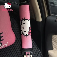 hello kitty summer car safety shoulder cover fashion lady cute cartoon comfortable soft breathable shoulder pad decoration