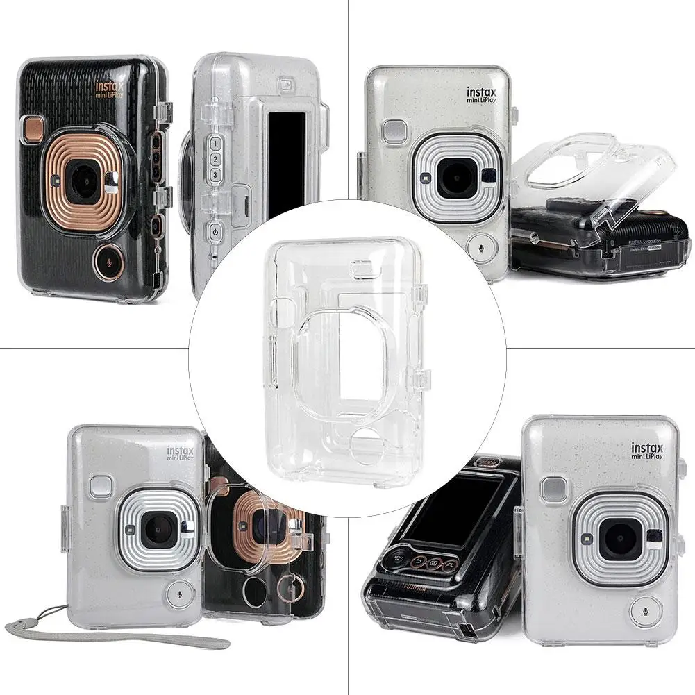 Чехол из мягкой искусственной кожи в стиле ретро для камеры Fujifilm Instax Mini Liplay