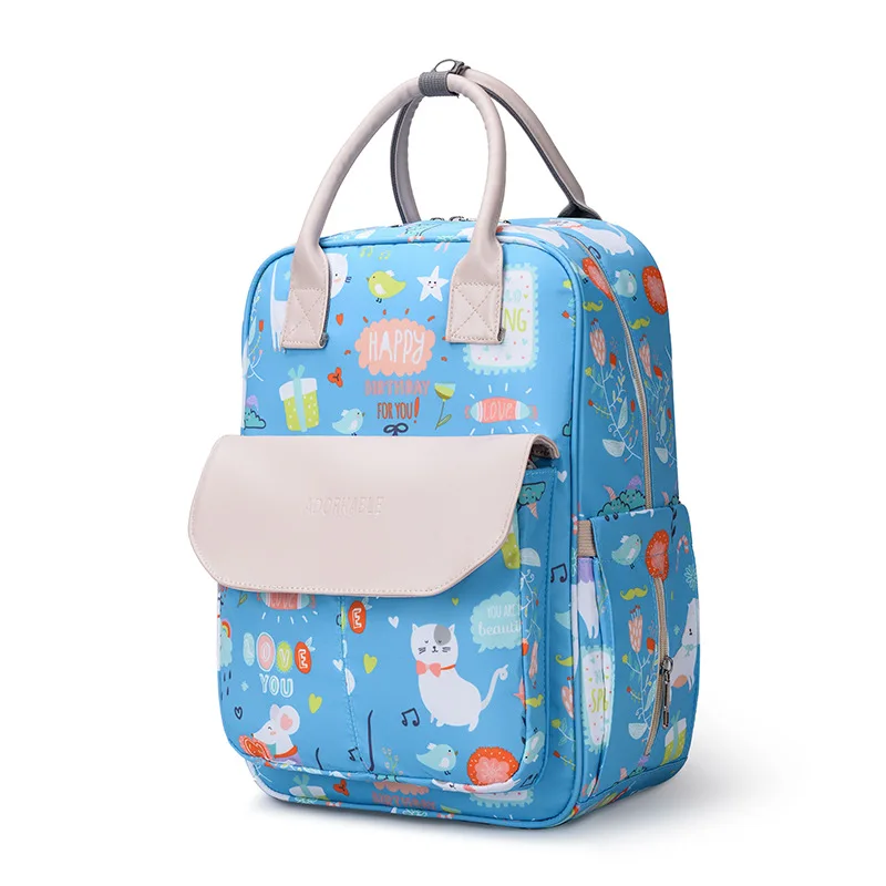 

Portable Baby Diaper Bags Large Capacity Nappy Bag Waterproof Mummy Bags Maternity Travel Backpack Nursing Handbag for Mom