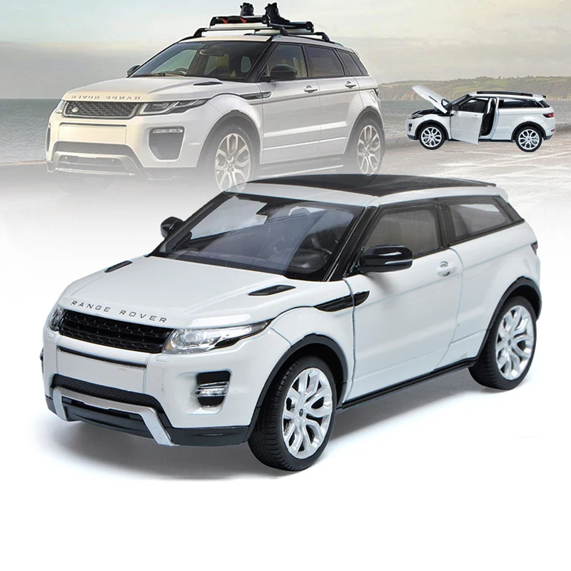 Welly 1/124 1:24 Range Rover Evoque SUV Off Road Vehicle Car Diecast Display Model Birthday Toy For Kids Boys Girls | Игрушки и хобби