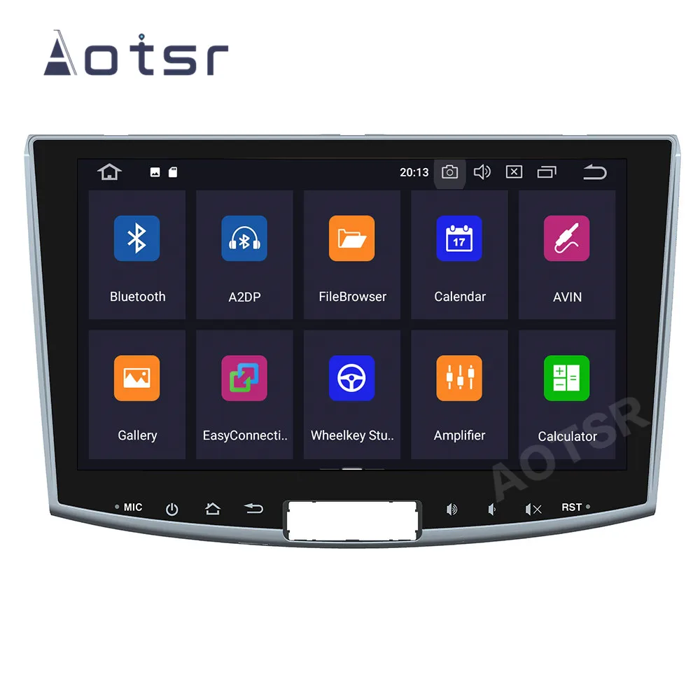 AOTSR 2 Din автомобильное радио Coche Android 10 для Фольксваген Пассат 7 B7 2010 2015 центральный