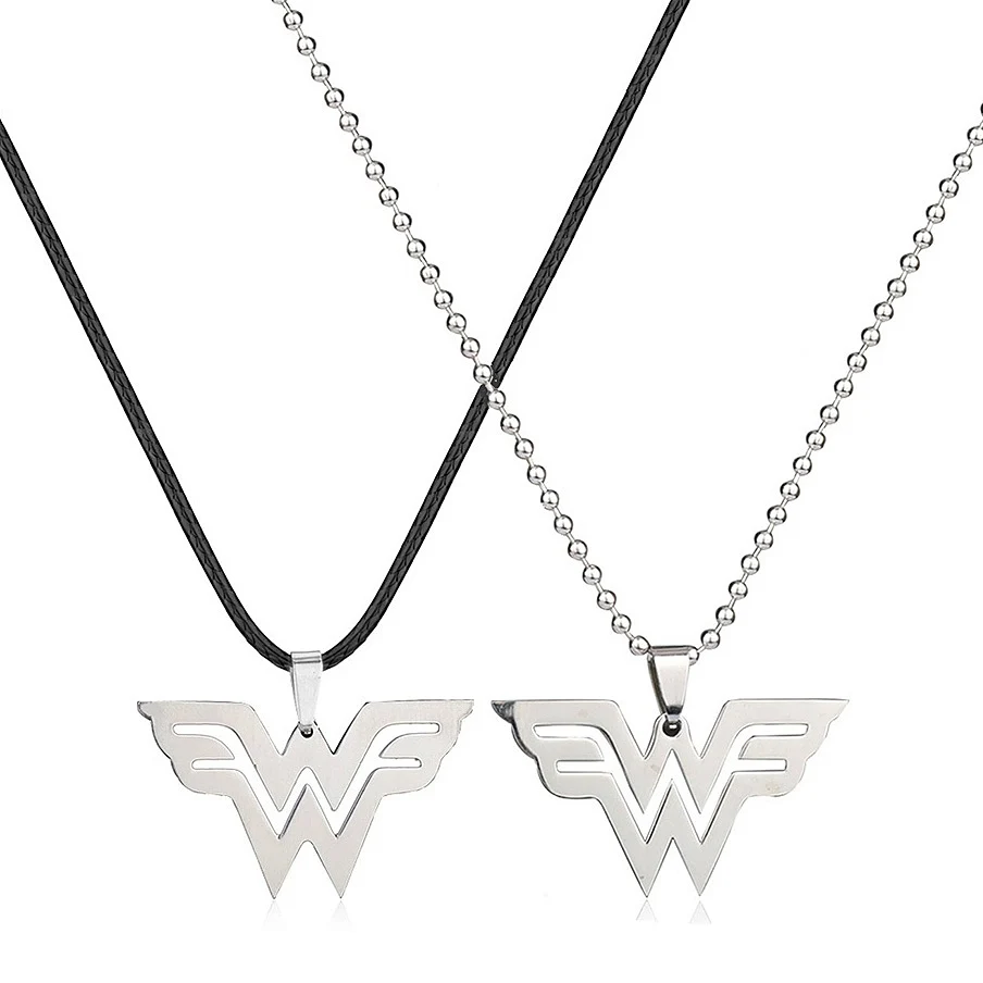 Модное ожерелье до ключицы с логотипом Wonder креативная винтажная подвеска в виде