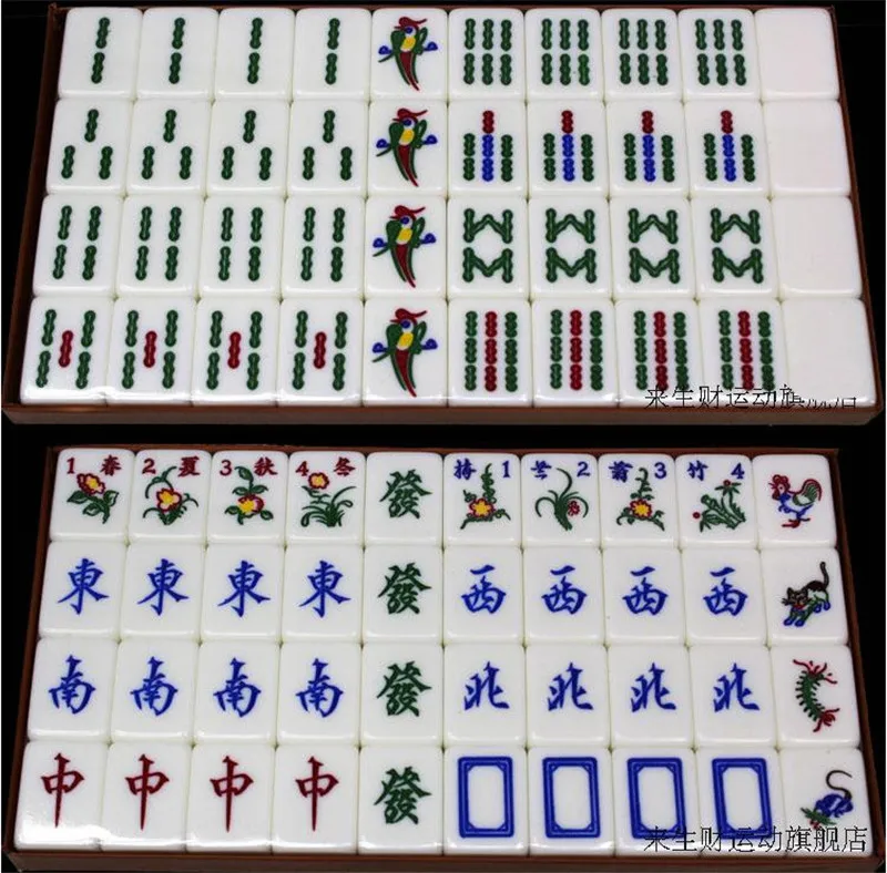 156pcsTiles/набор Сингапур Малайзия маджонг Размеры с ультратонкой оправой 37 мм файла