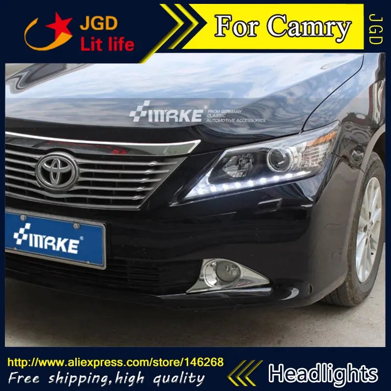 Стайлинг автомобиля светодиодная лампа HID Rio Camry чехол для фар Toyota фары 2012