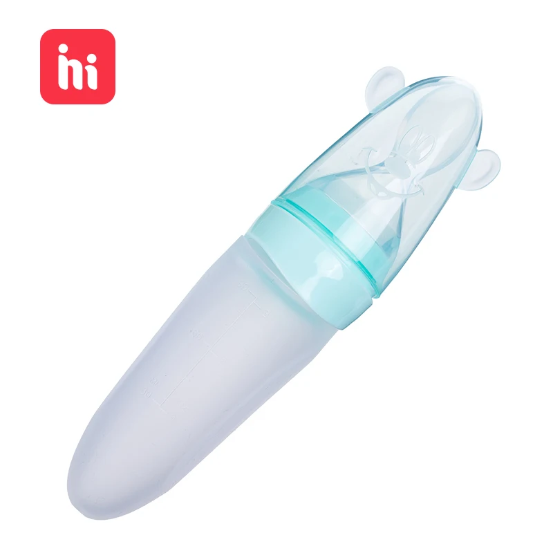 Прекрасная безопасная детская кормушка с ложкой для риса лучший