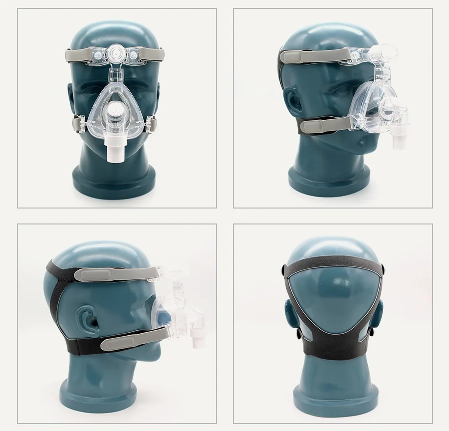 Idunmed CPAP маска NM5 носовая маска с регулируемыми ремешками головной убор дыхательная маска для апноэ сна носовая маска против храпа лечение