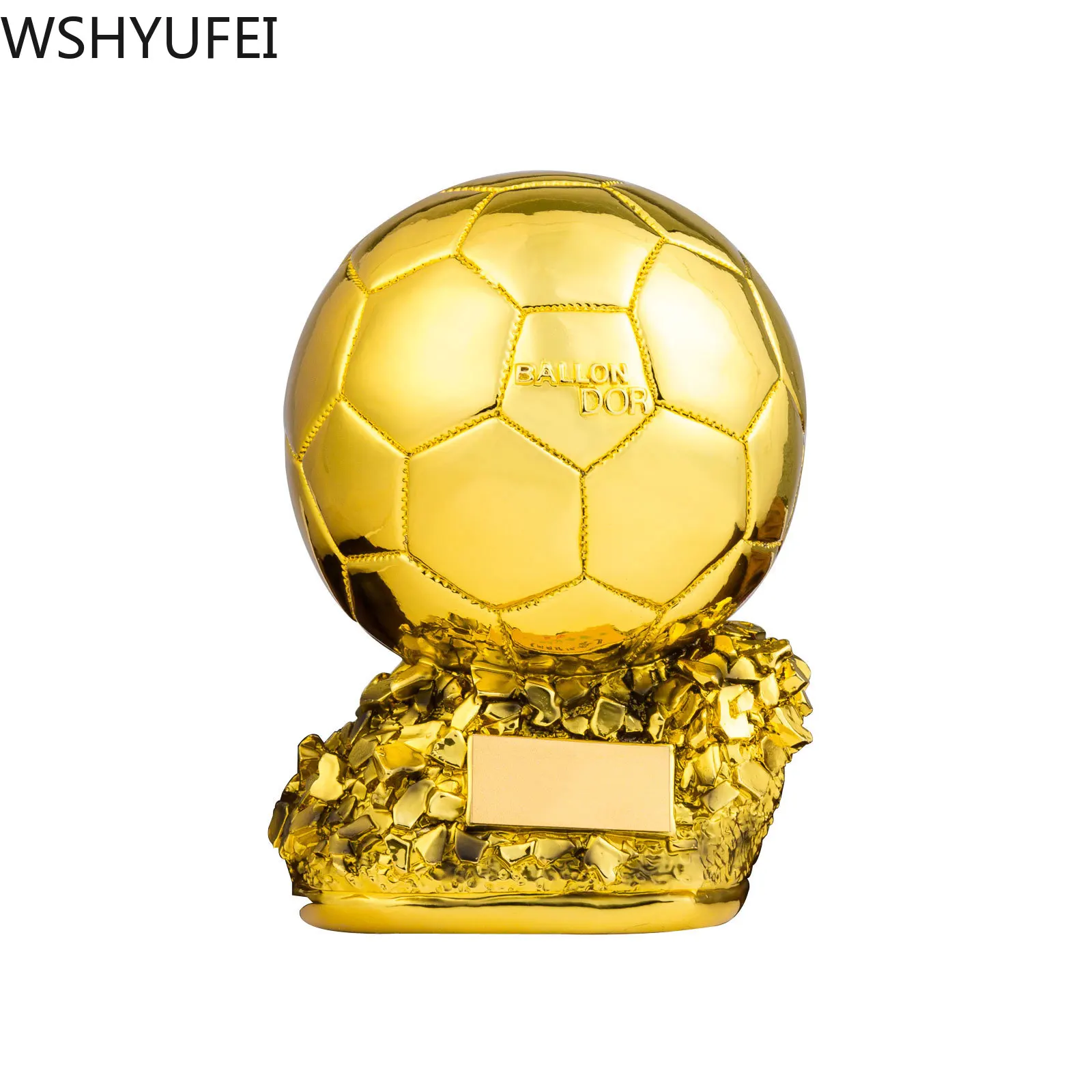 1 шт. Подарочный футбольный трофей полимерная поделка финальная стрельба Золотой