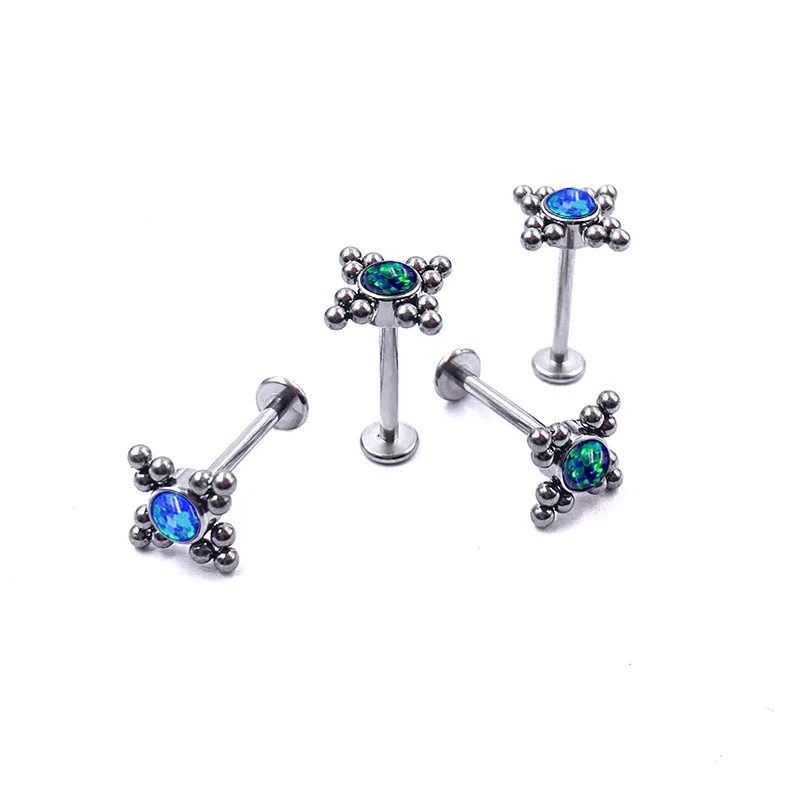 

Hera 16G Implant Grade Titanium ASTM F136 Labret Piercing Body Jewlery for Cartilage Helix Conch Piercings