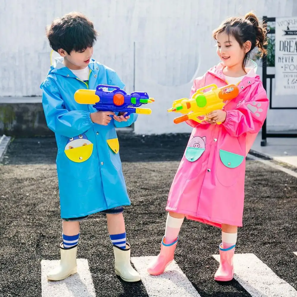 Плащ для детей и взрослых 95-170 см водонепроницаемый плащ мальчиков девочек