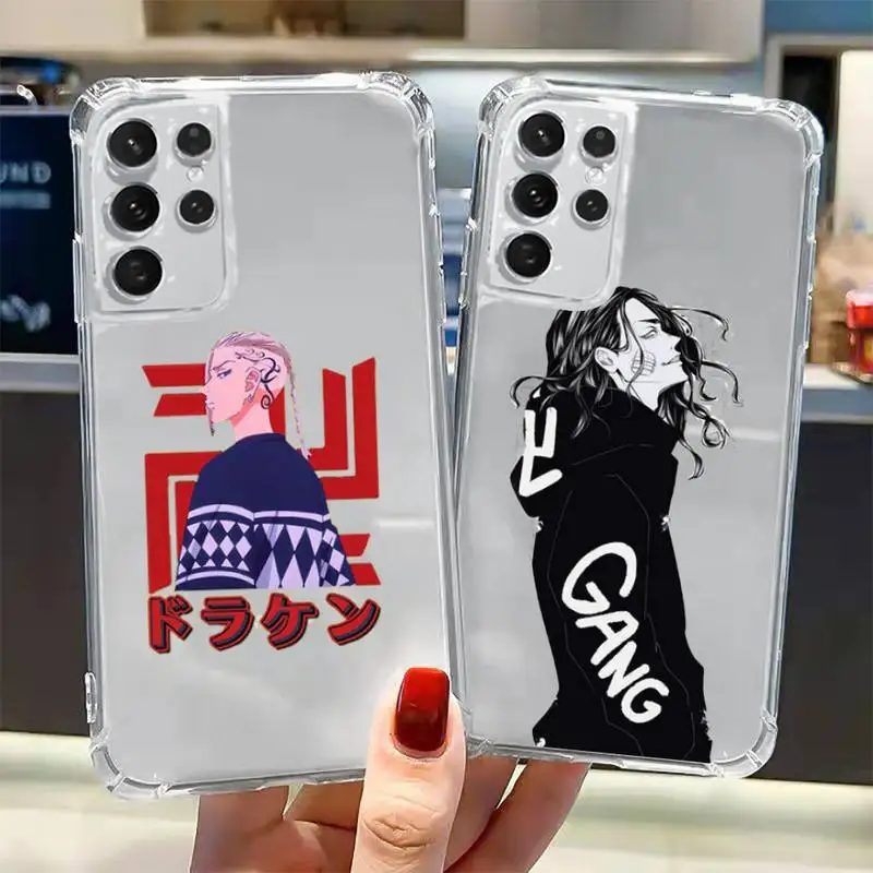 

Tokyo revengers Phone Case Transparent for Samsung A 10 21S 31 50 51 52 12 71 S note 10 20 21 fe plus ultra