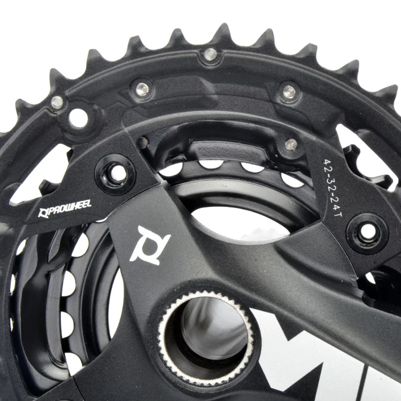 

Integrated Mountain Bike Crankset Hollow Bicycle Chainring ALuimium Crank Sprocket Chainring 10 Speed 30 Speed bike Accessories