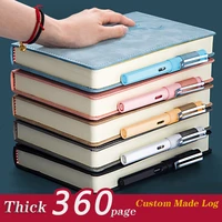 2021new 360 pages super thick leather a5 journal notebook daily business office work notebooks notepad diary school supplies hot