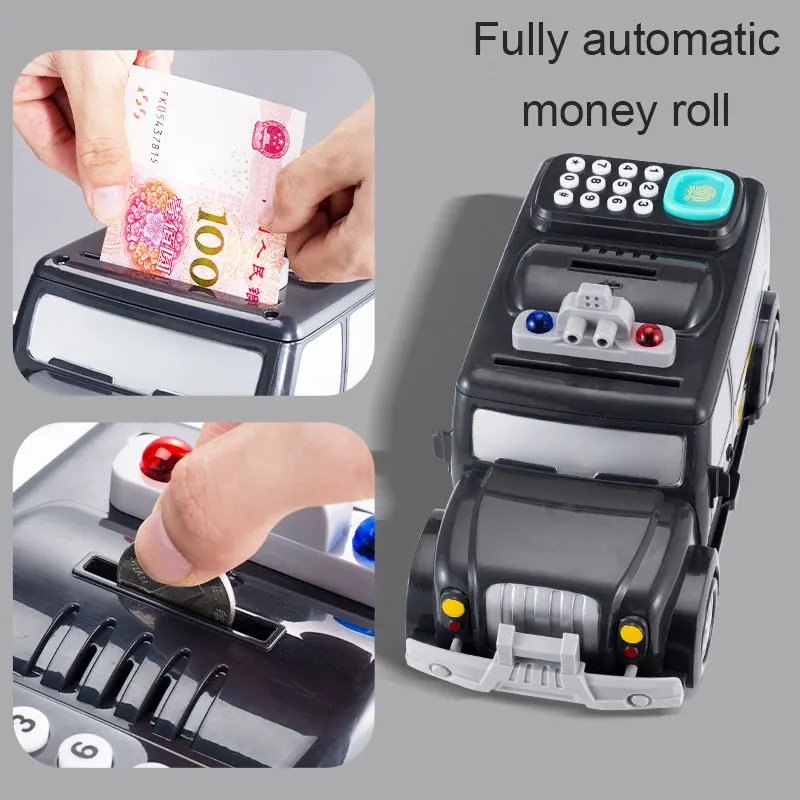 New Kids Money Bank Toy Saving Box Children Electronic Piggy Cash Car Password Coin Drop Shipping |