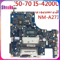 kefu nm a273 for lenovo z50 70 g50 70m g50 70 laptop motherboard thinkpad ddr4 hm87 intel for i5 4200u gt820m 2gb test ok