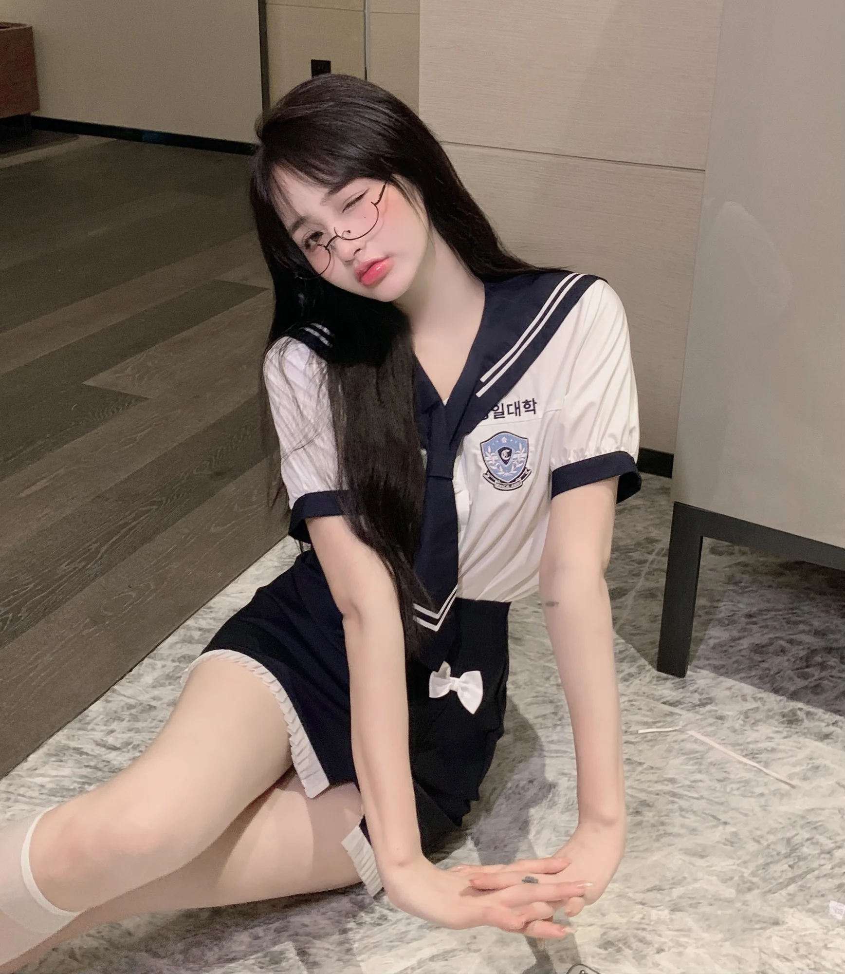 Женский костюм с юбкой для колледжа Милая юбка возраста корейская форма школьная