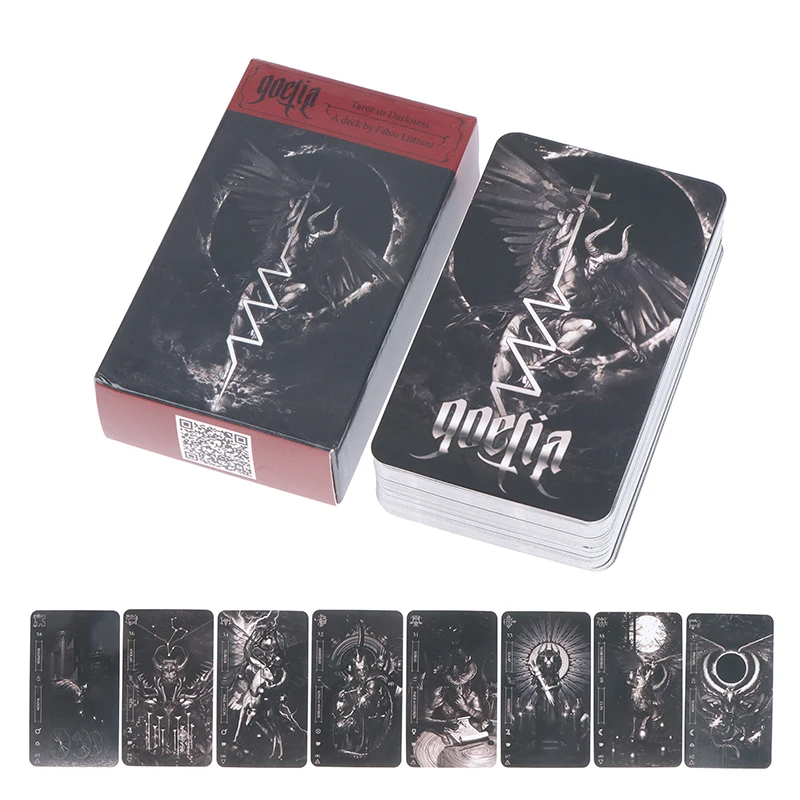 

Fate English Version Board Games Playing Cards Party Goetia Tarot in Darkness Tarot Deck Table Oracle for Divination Tarot Cards