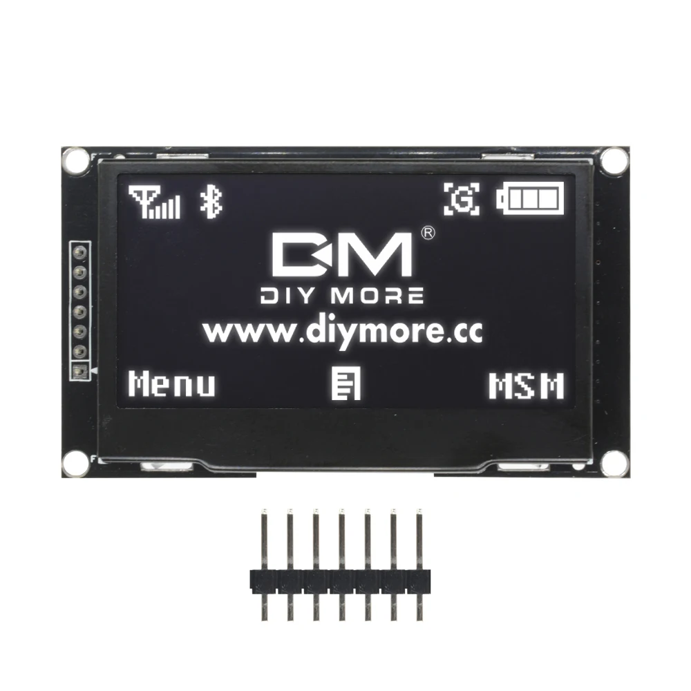 

2.42 inch 2.42" 3.3V 12864 OLED Display Module 128x64 LCD HD Display Screen Board Module IC I2C SPI Serial SSD1309 for Arduino