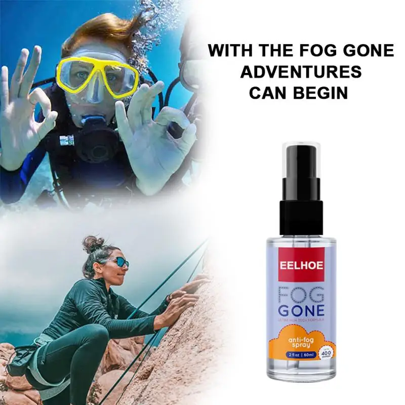 

60ml Long Lasting Anti-fog Anti Fog Glass Spray Liquid Window For glasses Lens Windshield Bathroom Mobile Phone Screen Glasses