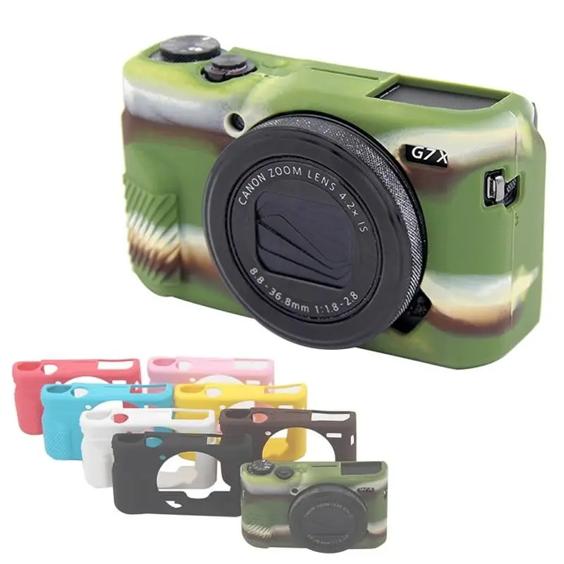 Защитный чехол для камеры мягкий силиконовый Canon EOS G7XII G7 X Mark 2 G7X2|Сумки
