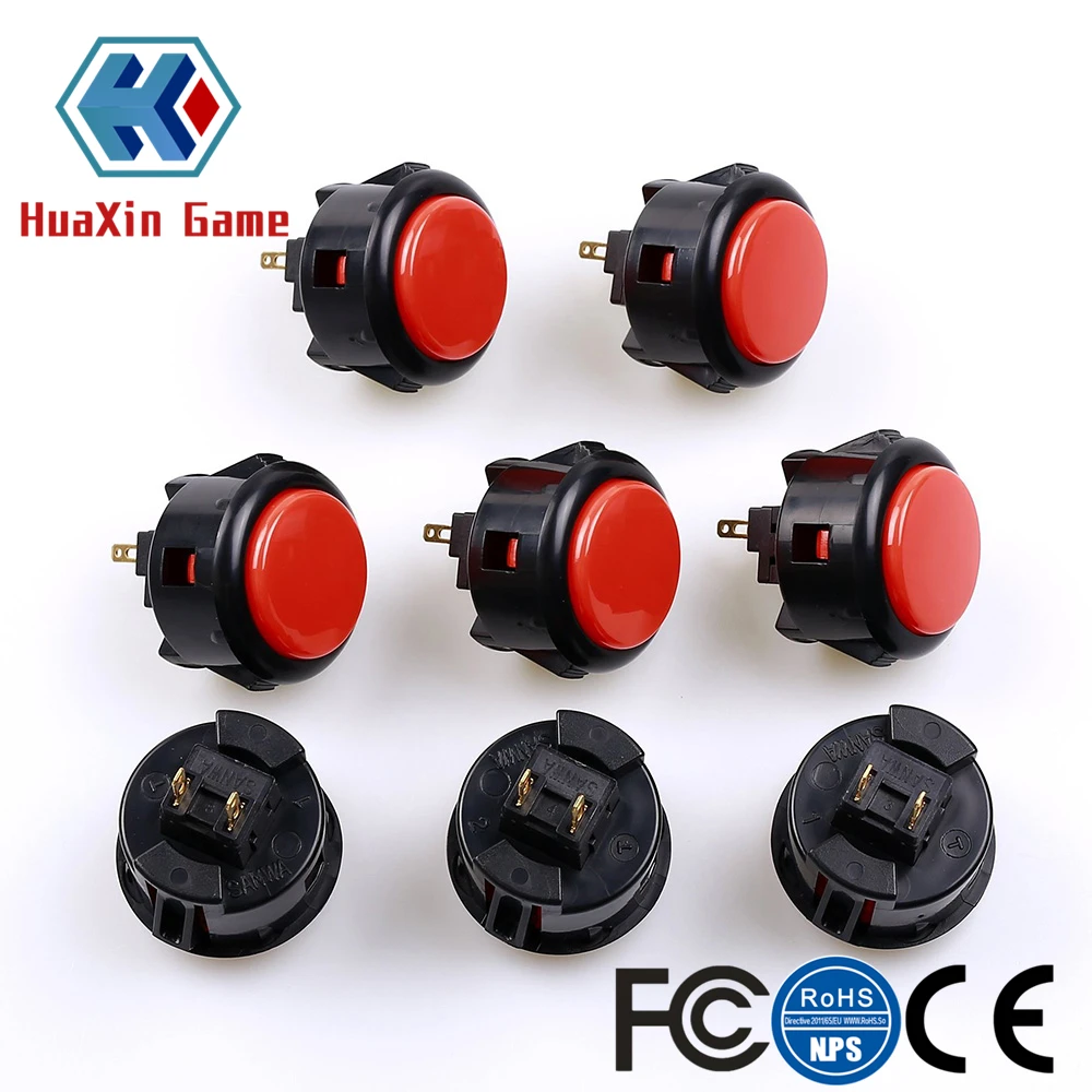 SANWA Arcade Game DIY Kit Zero Delay USB PC Encoder Joystick OBSF-30 Push Button For MAME Cabinet &amp Fighting Games | Спорт и
