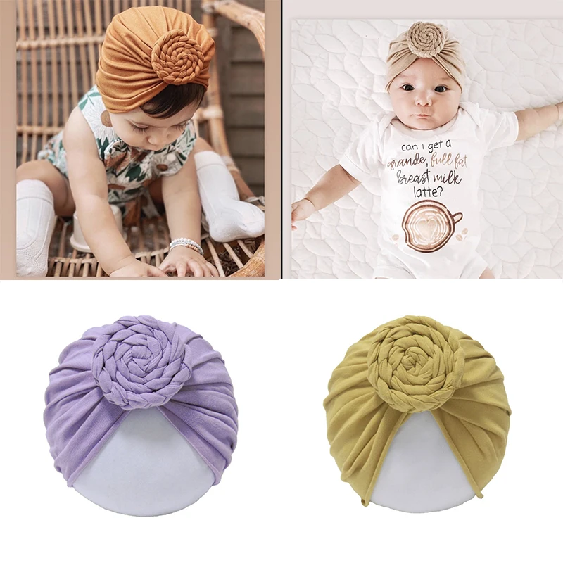 

Теплая индийская шапка с узлом, Детские банданы, тюрбан, повязка на голову для девочек, детские повязки на голову, аксессуары, головной убор, ...