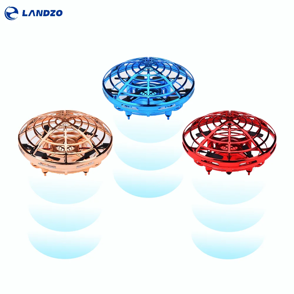 Квадрокоптер Landzo с инфракрасным ручным датчиком Ру вертолет для детей и
